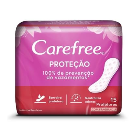 imagem do produto Absorvente Carefree 15 Unidades Com Perfume