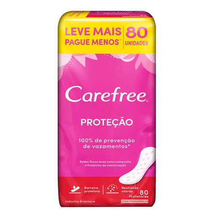 imagem do produto Absorvente Carefree 80 Unidades Com Perfume