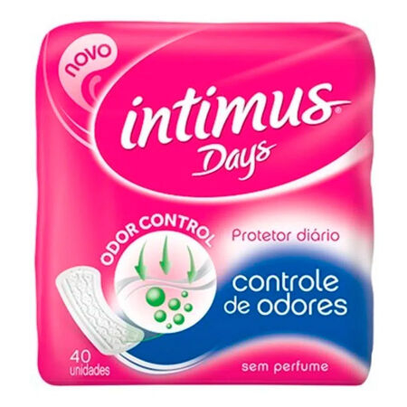 imagem do produto Absorvente Intimus Days 40 Unidades Controle Odor Sem Abas