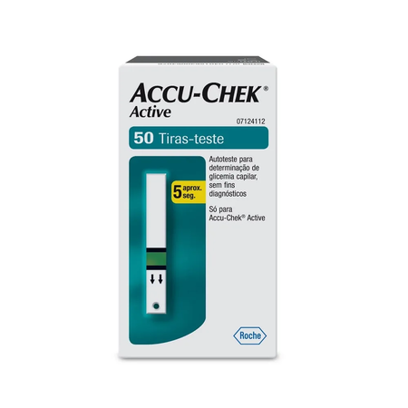 imagem do produto Accu Chek 50 Tiras Active