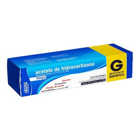 imagem do produto Acetato de Hidrocortisona 10mg/g Creme Dermatologico 30g