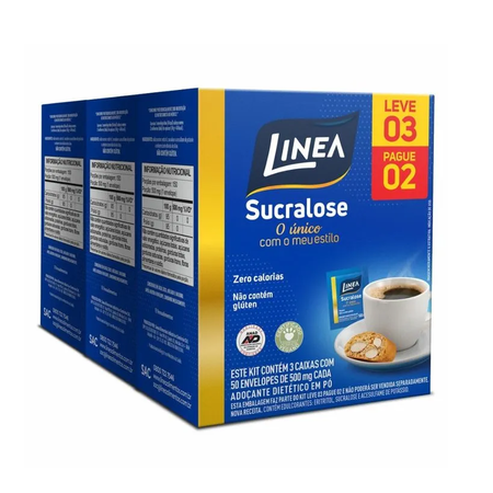 imagem do produto Adocante Linea Sucralose 50 Envelopes Leve 3 Page 2