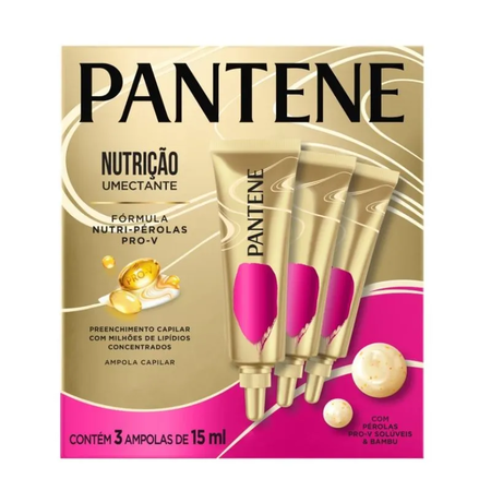 imagem do produto Ampola Pantene 3un Nutricao 15ml