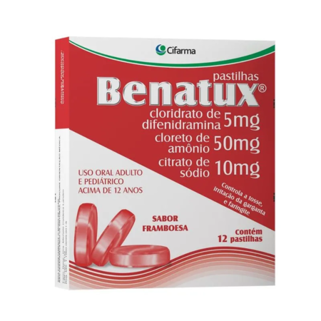 imagem do produto Benatux 12 Pastilhas Framboesa