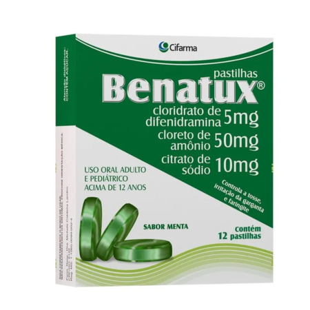 imagem do produto Benatux 12 Pastilhas Menta