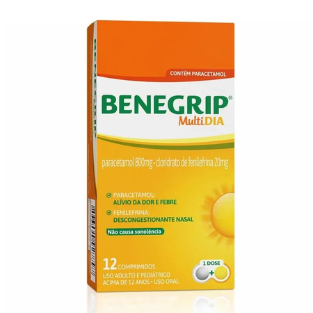 imagem do produto Benegrip Multi Dia 12cpr