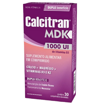 imagem do produto Calcitran Mdk 30 Comprimidos