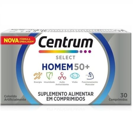 imagem do produto Centrum Homem 50+ 30 Comprimidos