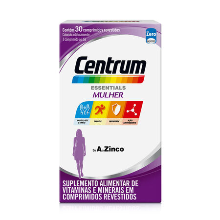 imagem do produto Centrum Mulher Essentials 30 Comprimidos