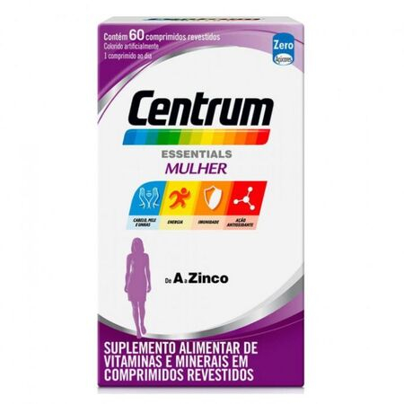 imagem do produto Centrum Mulher Essentials 60 Comprimidos