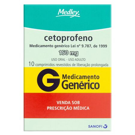 imagem do produto Cetoprofeno 150mg 10 Comprimidos Medley