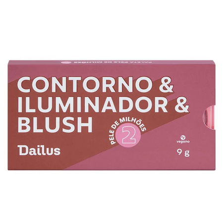 imagem do produto Contorno Blush Dailus Milhoes 2 9g