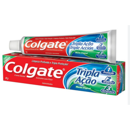 imagem do produto Creme Dental Colgate Tripla Acao 90g Menta Original