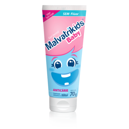 imagem do produto Creme Dental Infantil Sem Flor Malvatrikids Baby 70g
