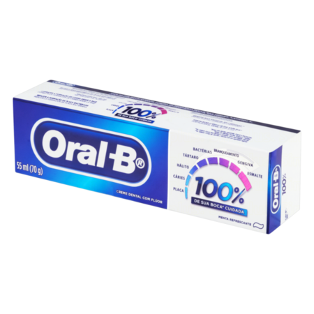 imagem do produto Creme Dental Oral B 100% 70g