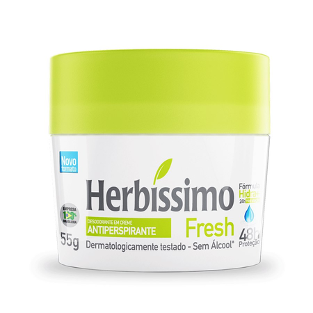 imagem do produto Desodorante Herbissimo Creme 55g Fresh