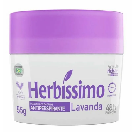 imagem do produto Desodorante Herbissimo Creme Lavanda 55g