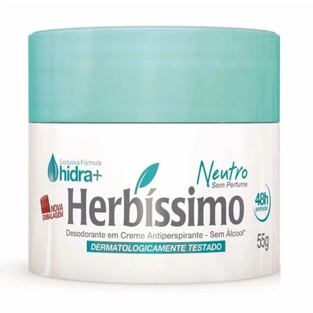 imagem do produto Desodorante Herbissimo Creme Neutro 55g