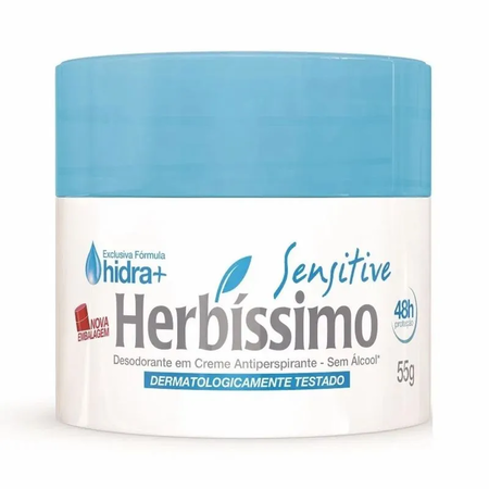 imagem do produto Desodorante Herbissimo Creme Sensitive 55g