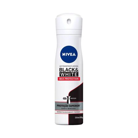 imagem do produto Desodorante Nivea Aerosol 150ml Black White Max