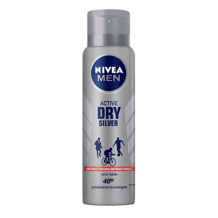 imagem do produto Desodorante Nivea Men Aerosol 150ml Silver Protect