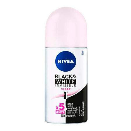 imagem do produto Desodorante Nivea Roll On 50ml Invisible Clear