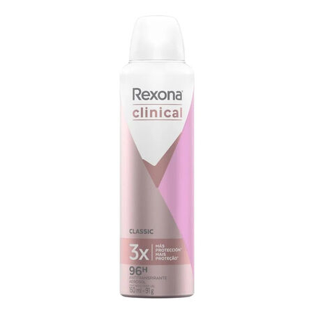 imagem do produto Desodorante Rexona Clinical Aerosol 150ml Classic