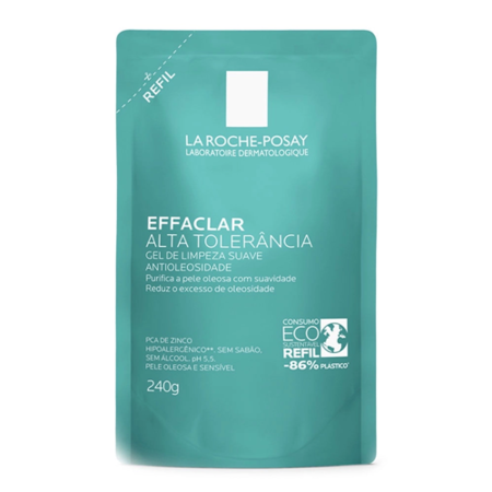 imagem do produto Effaclar Alta Tolerancia Gel de Limpeza Suave Refil 240g