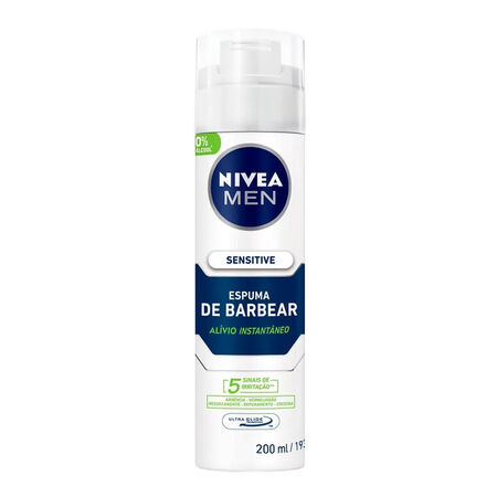 imagem do produto Espuma de Barbear Nivea Men 200ml Sensitive