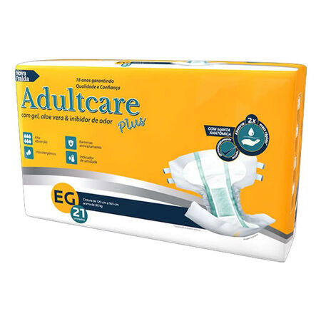 imagem do produto Fralda Adultcare Economica  Eg 21 Unidades