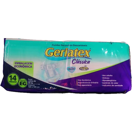 imagem do produto Fralda Geriatex Classica Eg 14un