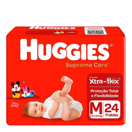 imagem do produto Fralda Huggies Supreme Care M 24un