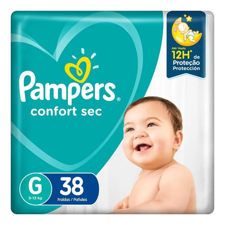 imagem do produto Fralda Pampers Confort Sec Mega G 38un