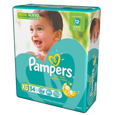 imagem do produto Fralda Pampers Confort Sec Mega  Xg 34un