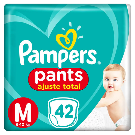 imagem do produto Fralda Pampers Pants Ajuste Total M 42un