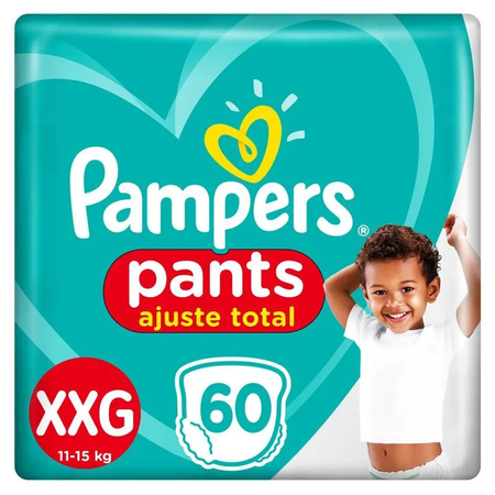 imagem do produto Fralda Pampers Pants Ajuste Total Xxg 60un