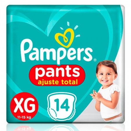 imagem do produto Fralda Pampers Pants Confort Sec Pacotao Xg 14un