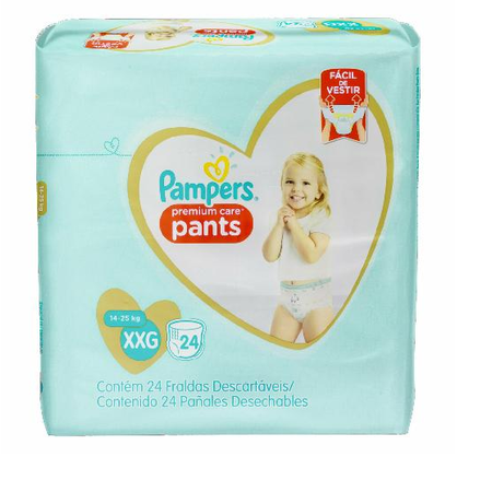 imagem do produto Fralda Pampers Pants Premium Care Xxg 24un