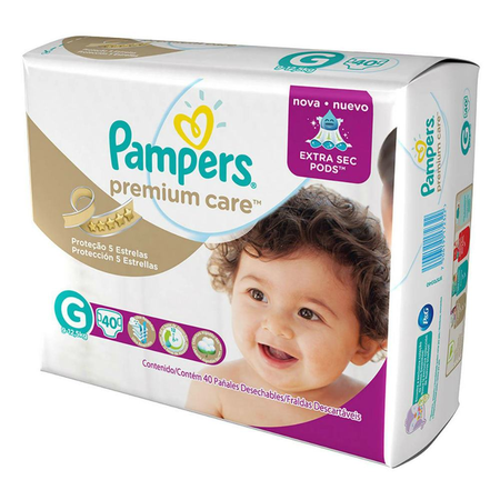 imagem do produto Fralda Pampers Premium Care Mega G 30un