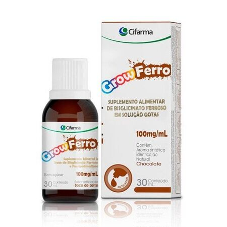 imagem do produto Grow Ferro 100mg 30ml