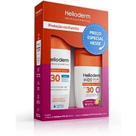 imagem do produto Helioderm Kit Familia  Fps 30 200+120ml Kids Klh