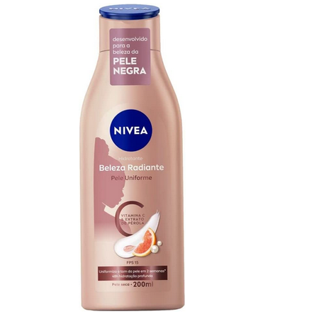 imagem do produto Hidratante Nivea 200ml Beleza Radiante Pele Uniforme