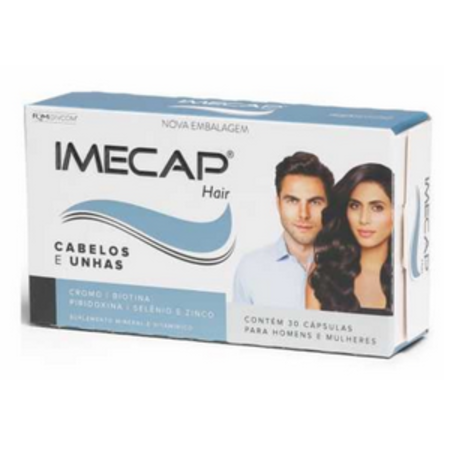 imagem do produto Imecap Hair Cabelos e Unhas 30 Capsulas