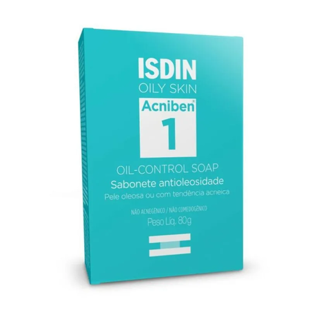 imagem do produto Isdin Acniben Sabonete Facial Barra 80g