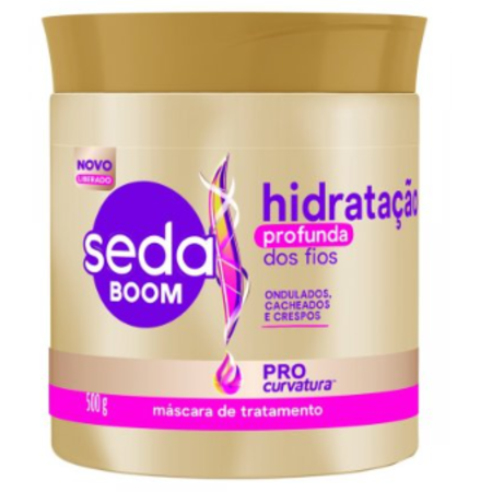 imagem do produto Mascara de Tratamento Seda Boom 500g  Hidra Pro Cur