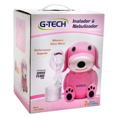 imagem do produto Nebulizador G-tech Mod Dog Rosa Un