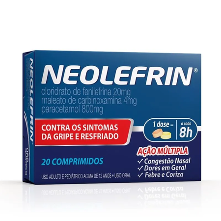 imagem do produto Neolefrin 20 Comprimidos