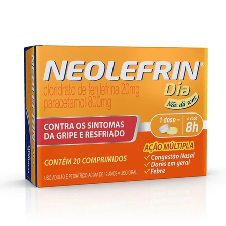 imagem do produto Neolefrin Dia 20 Comprimidos