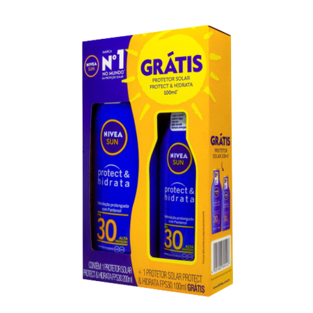 imagem do produto Nivea Prot Solar Peh F30 200ml+100ml