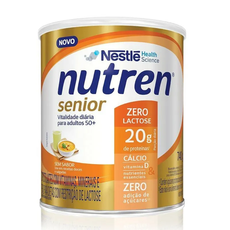 imagem do produto Nutren Senior S/sabor Z/lactose 740g